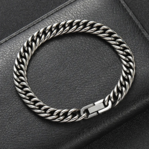 Dual-Woven Cuban Bracelet