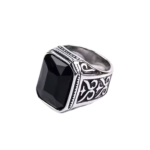 Domino Black Ring