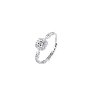 SugarCube Zircon Ring