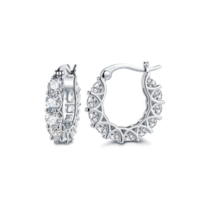 Parisian White Sparkle Earrings