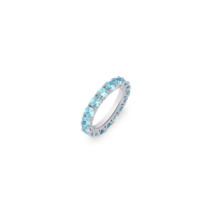 Blue Frost Crystal Ring